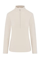 Swing out Sister Bonny Fleece 1/4 Zip Bleached Sand