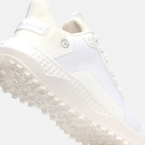 Duca Del Cosma Andiamo Womens Golf Shoes in White & Cream