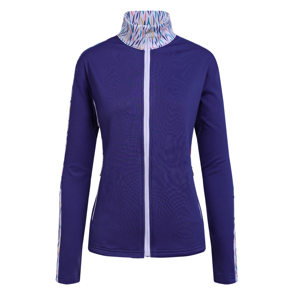 JRB Lightweight Full Zip Jacket in Sapphire Blue
