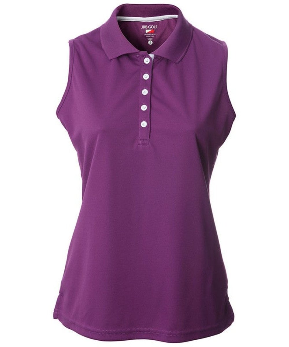 JRB Purple Grape Sleeveless Polo Top