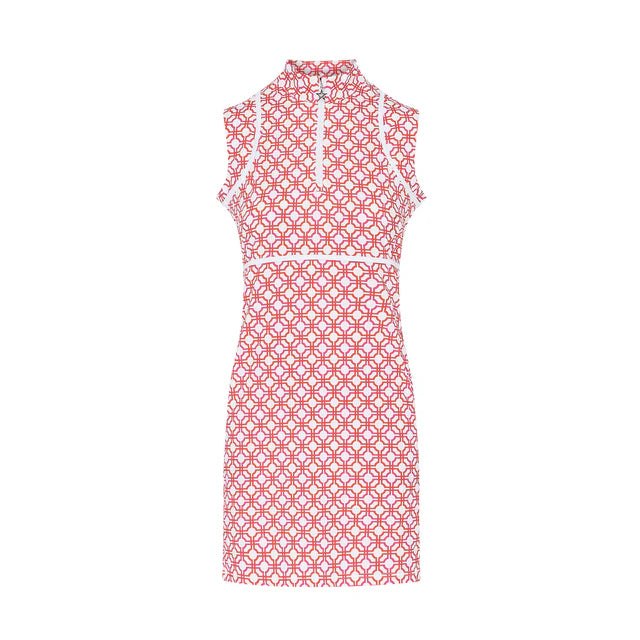 Swing out Sister Jane Sleeveless Dress in Lush Pink