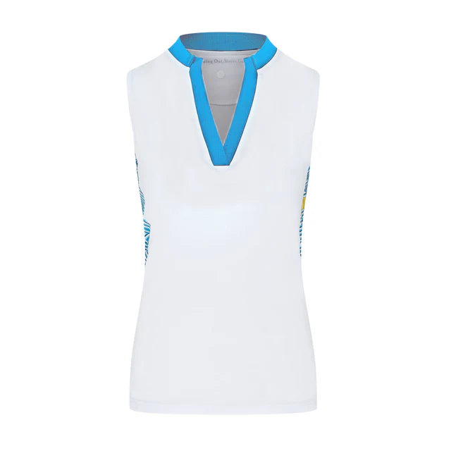 Swing out Sister Lara Sleeveless Polo