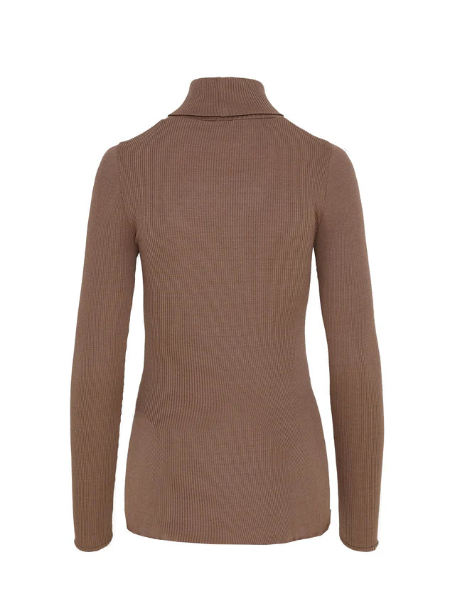 Nia Ribbed Roll Neck