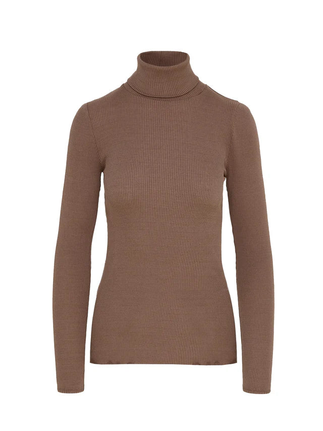 Nia Ribbed Roll Neck