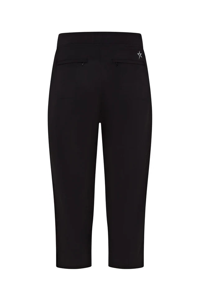 Swing out Sister Rita Lightweight Capri in Black