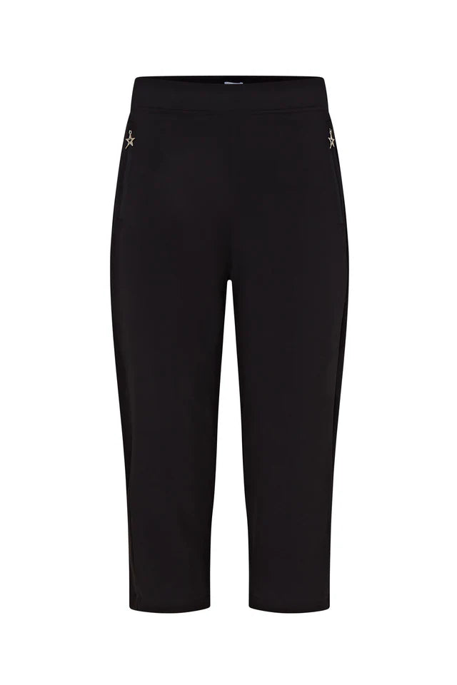 Swing out Sister Rita Lightweight Capri in Black