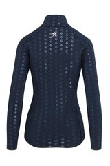 Swing out Sister Stardust 1/4 Zip Midlayer in Navy