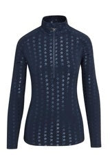 Swing out Sister Stardust 1/4 Zip Midlayer in Navy