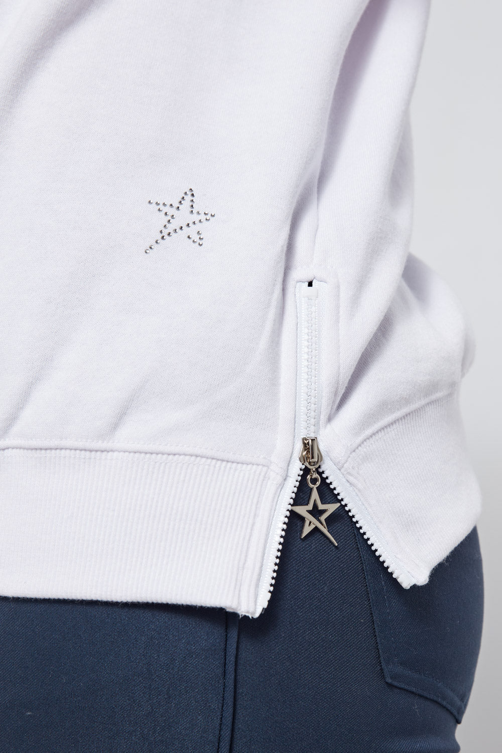 Swing Out Sister Fern Sweatshirt in White