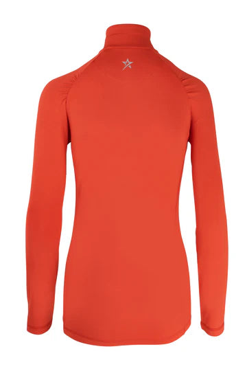 Swing out Sister Celeste 1/4 Zip Midlayer In Orange