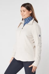 Swing out Sister Bonny Fleece 1/4 Zip Bleached Sand