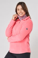 Swing out Sister Bonny Fleece 1/4 Zip Neon Pink