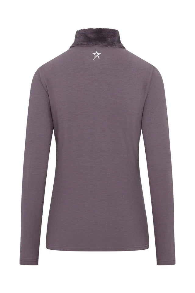 Swing out Sister Faux Fur Midlayer in Ultimate Grey