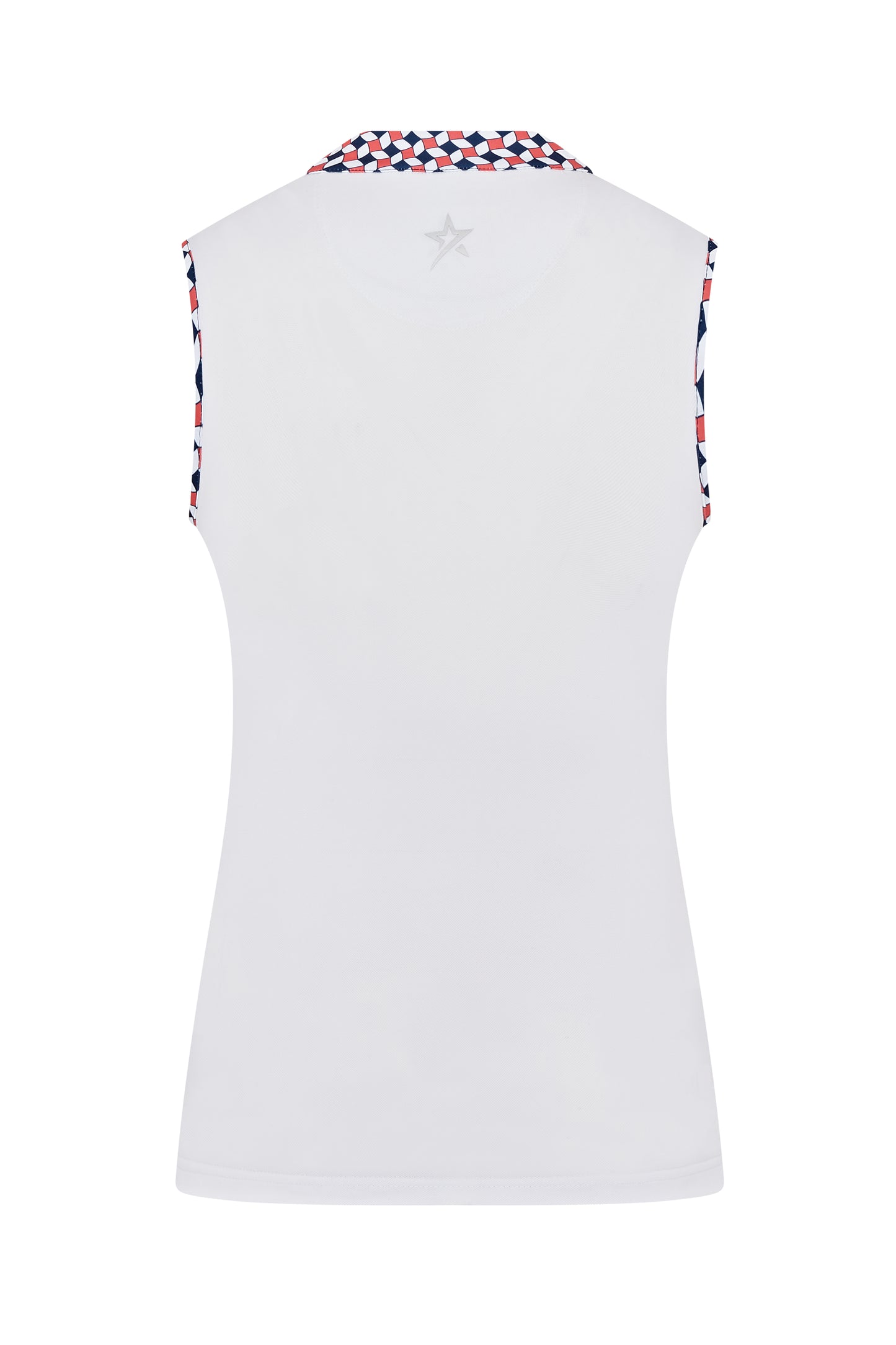Swing Out Sister Zest Sleeveless Pique Polo in Jumping Beans