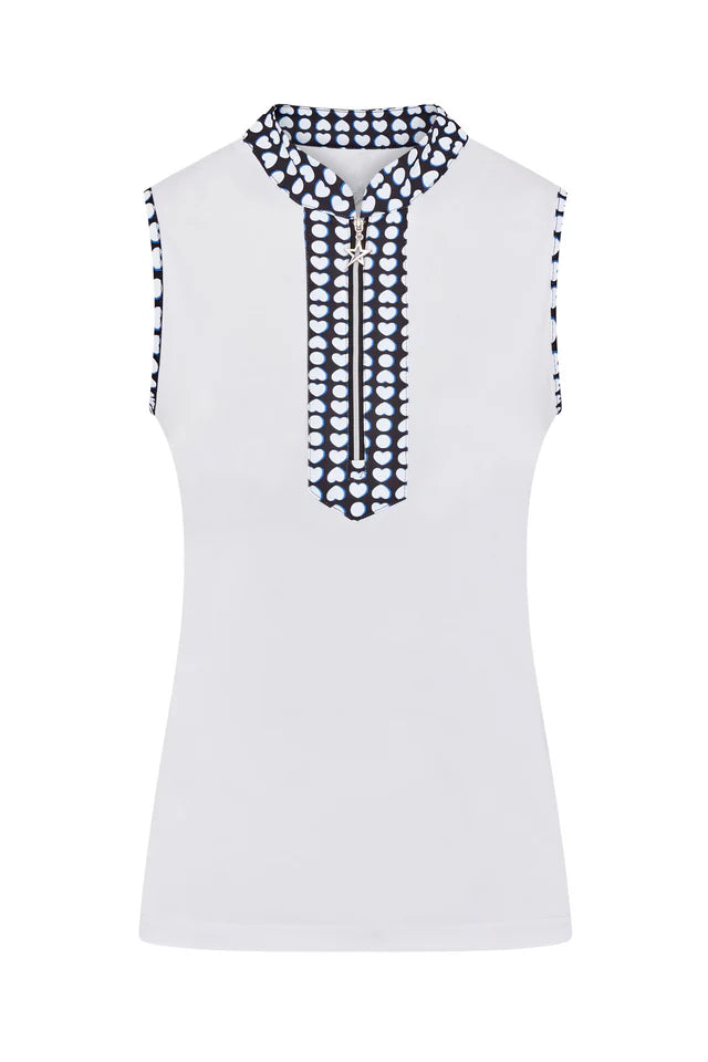 Swing Out Sister Zest Sleeveless Pique Polo