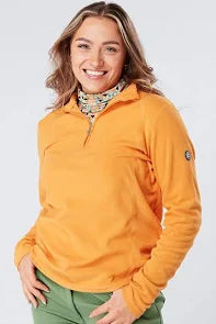 Swing out Sister Julia Fleece 1/4 Zip Orange