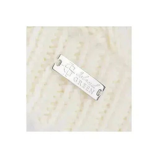 Island Green Fleeced Lined Cream Bobble Hat