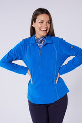 Swing out Sister Dazzling Blue Frankie 1/4 Zip Fleece