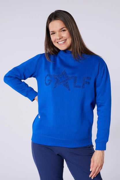 Swing Out Sister Sweatshirt in Cobalt Blue