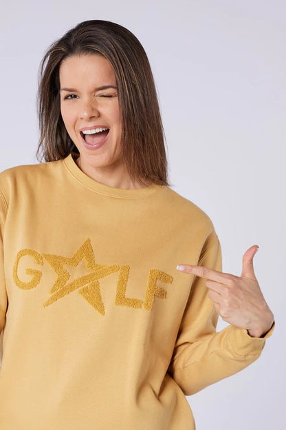 Swing Out Sister Sweatshirt in Gold