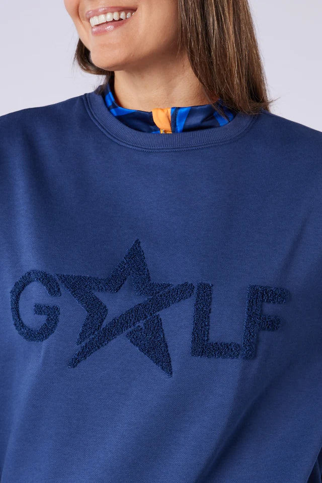 Swing Out Sister Sweatshirt in Navy