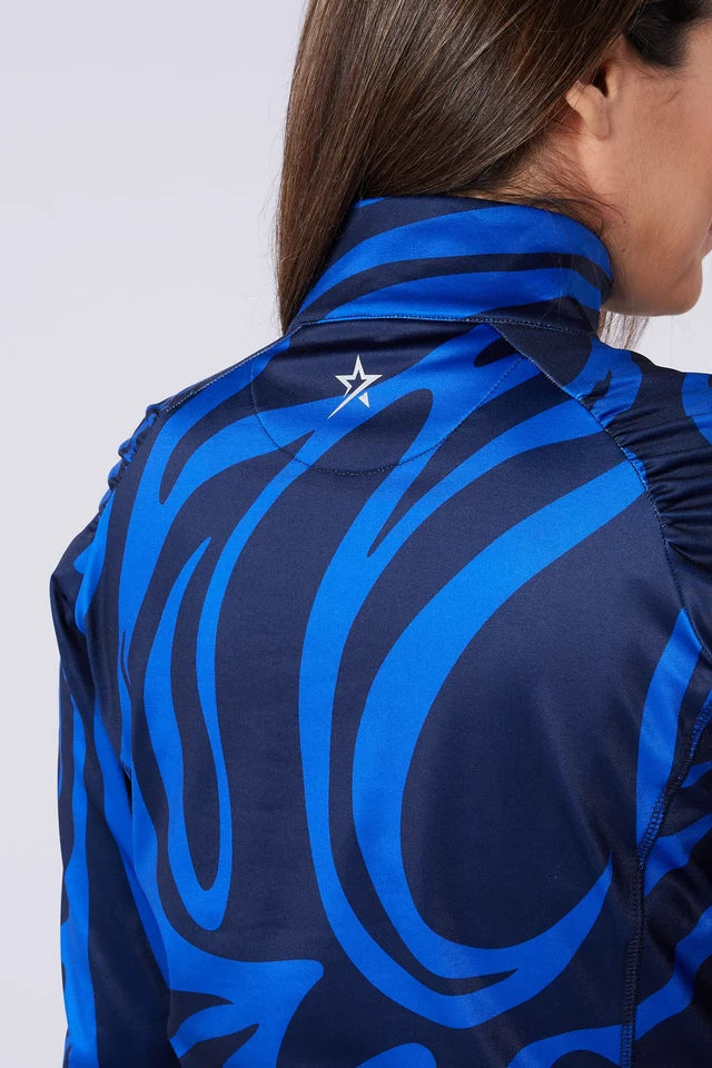 Swing Out Sister Valentia 1/4 Zip Midlayer in Tigers Eye