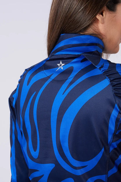 Swing Out Sister Valentia 1/4 Zip Midlayer in Tigers Eye