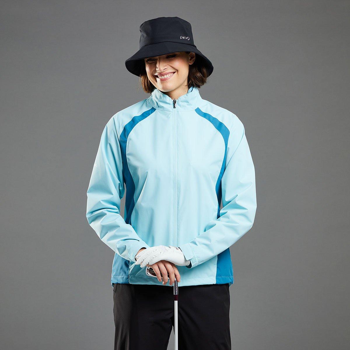 Ping Ladies Waterproof Jacket Aqua