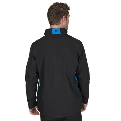 Island Green Stretch Waterproof Golf Jacket in Black