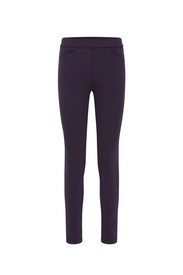 Amber Thermal Fleece Trousers in True Navy