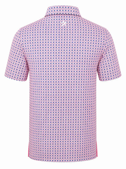 Archie Oyster Polo Super Pink