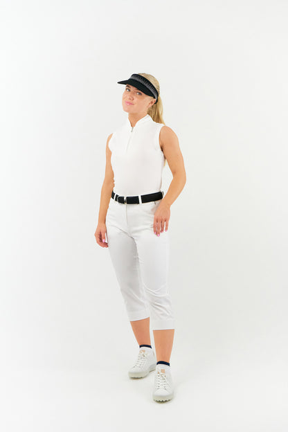 Black Stretch Webbed Belt with Motif Detail to Buckle