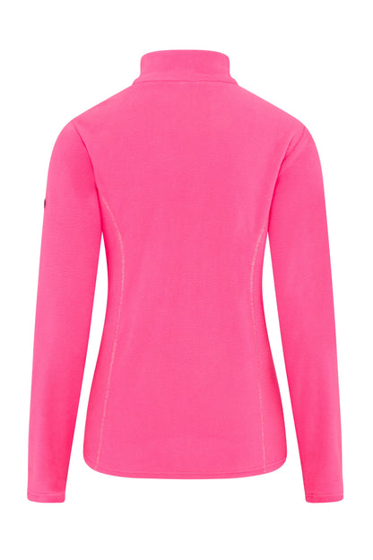Swing out Sister Bonny  Fleece 1/4 Zip Neon Pink