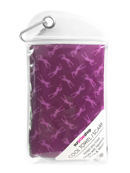 Lady Golfer Cool Scarf & Towel