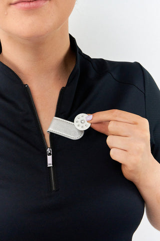 Surprize Metallic Silver Golf Ball Anywhere Clip Set