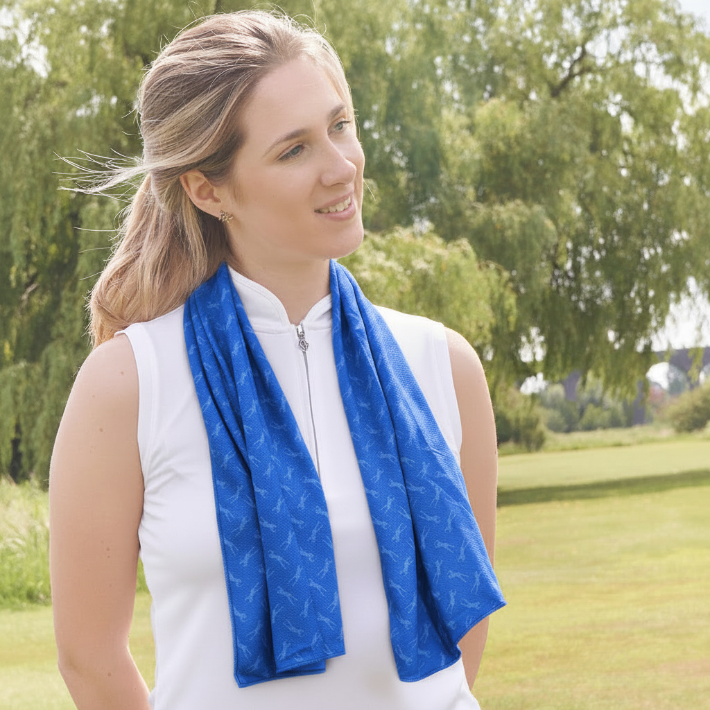 Lady Golfer Cool Scarf & Towel