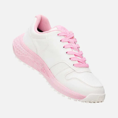 Duca Del Cosma Saturnia Womens Golf Shoes in White & Pink