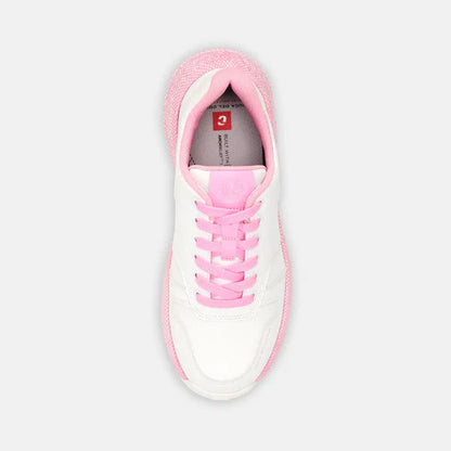 Duca Del Cosma Saturnia Womens Golf Shoes in White & Pink
