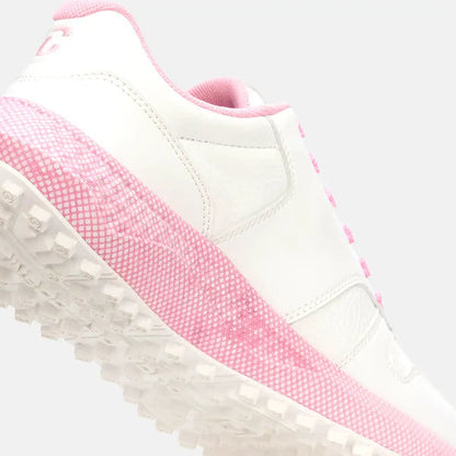 Duca Del Cosma Saturnia Womens Golf Shoes in White & Pink