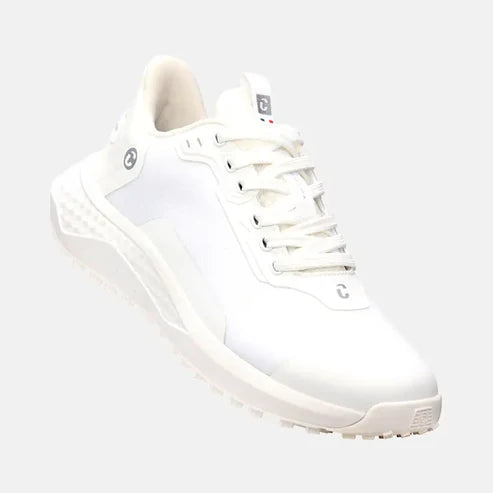 Duca Del Cosma Andiamo Womens Golf Shoes in White & Cream