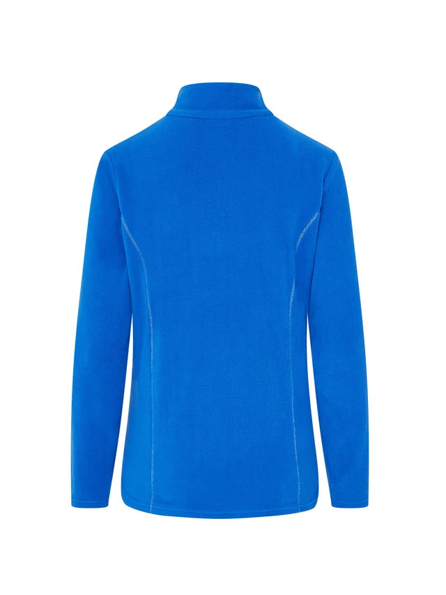 Swing out Sister Frankie 1/4 Zip Fleece in Dazzling Blue