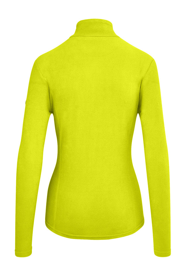 Swing out Sister Frankie 1/4 Zip Fleece in Lynx Lime