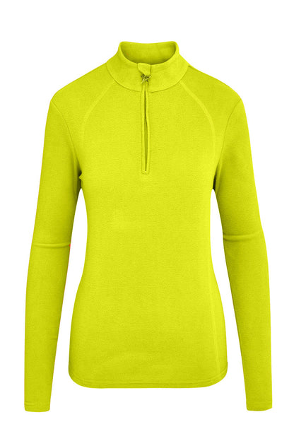Swing out Sister Frankie 1/4 Zip Fleece in Lynx Lime