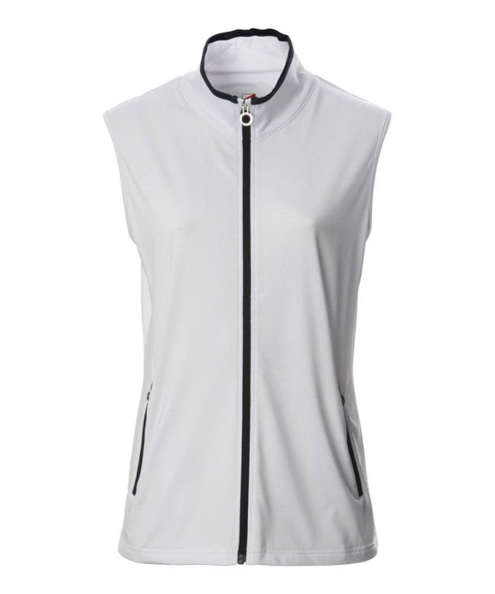 JRB White Lightweight Golf Gilet