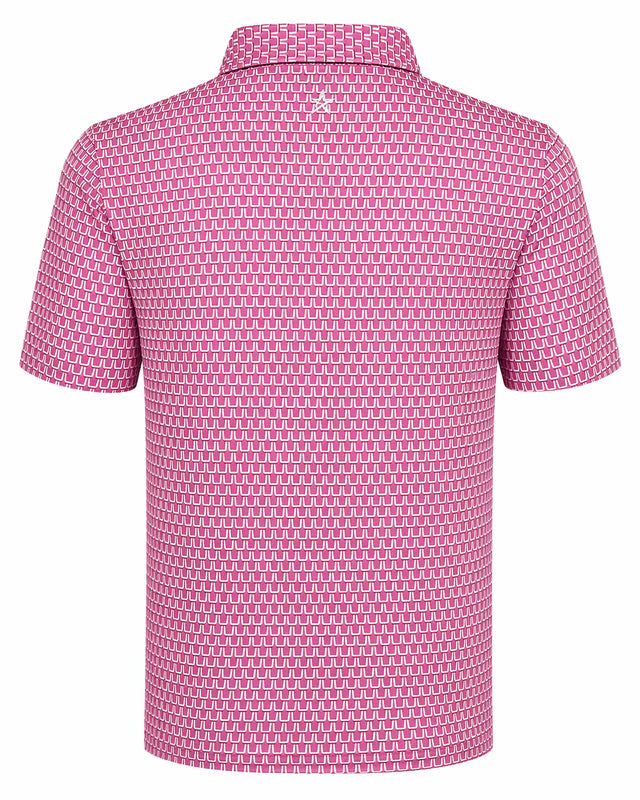 Jamie Pique Polo Super Pink