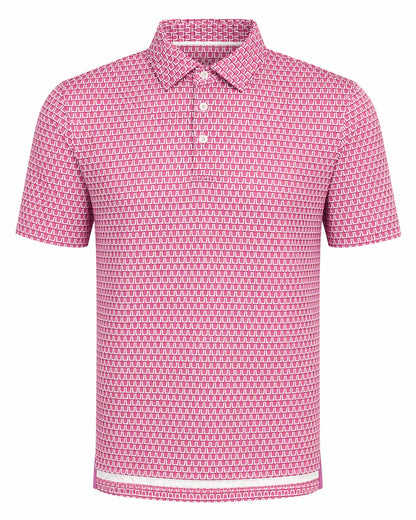 Jamie Pique Polo Super Pink