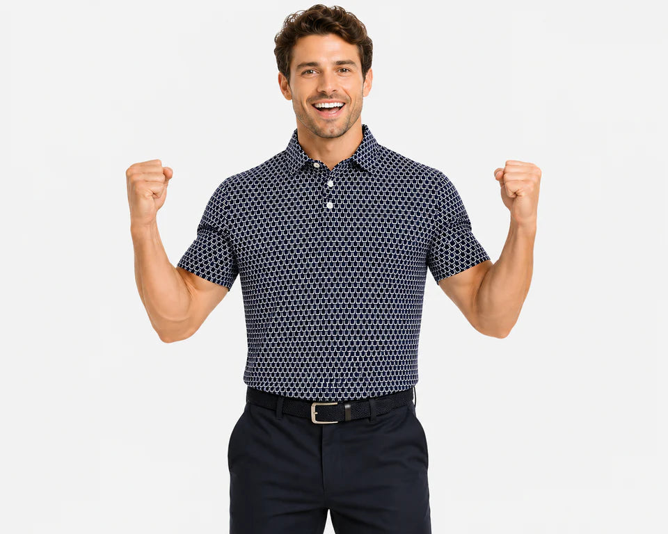 Jamie Pique Polo Navy
