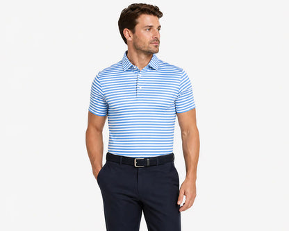 Justin Stripe Polo Ocean