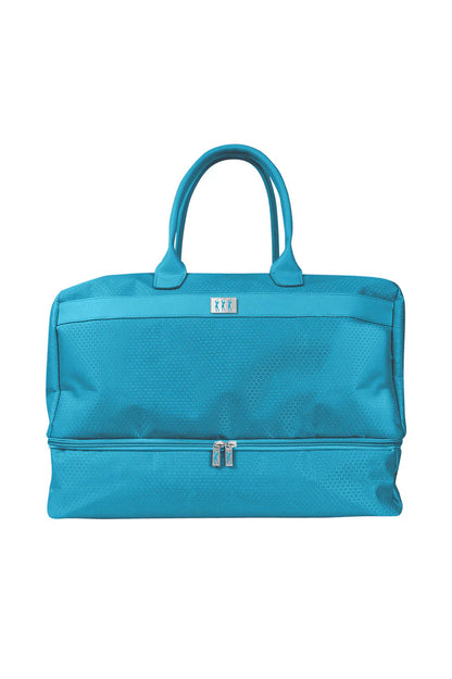 Lady Golfer Honeycomb Design Holdall - Aqua
