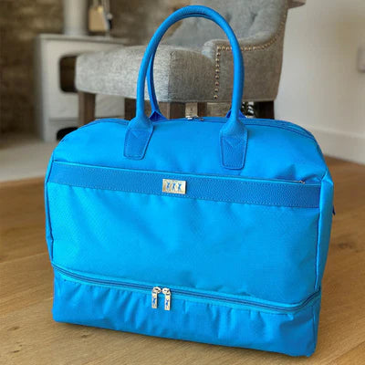 Lady Golfer Honeycomb Design Holdall - Aqua